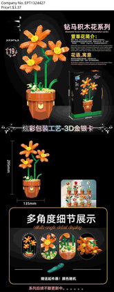 Color box daylily blocks 395PCS